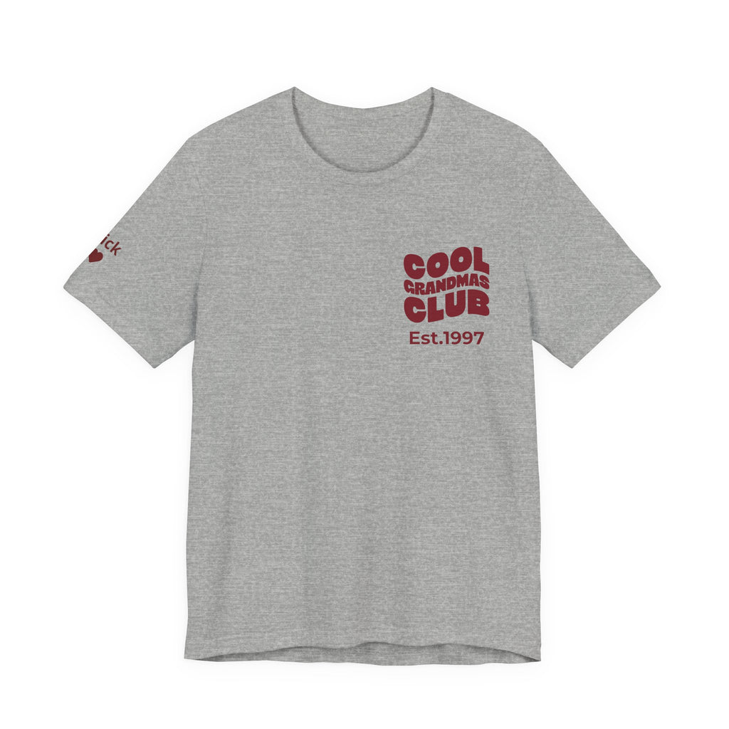Tシャツ クールグランマズクラブ 袖に孫の名前