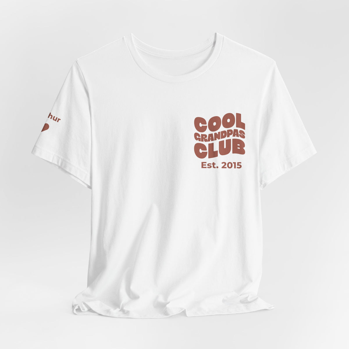 T-Shirt Cool Grandpas Club & Sleeve Names