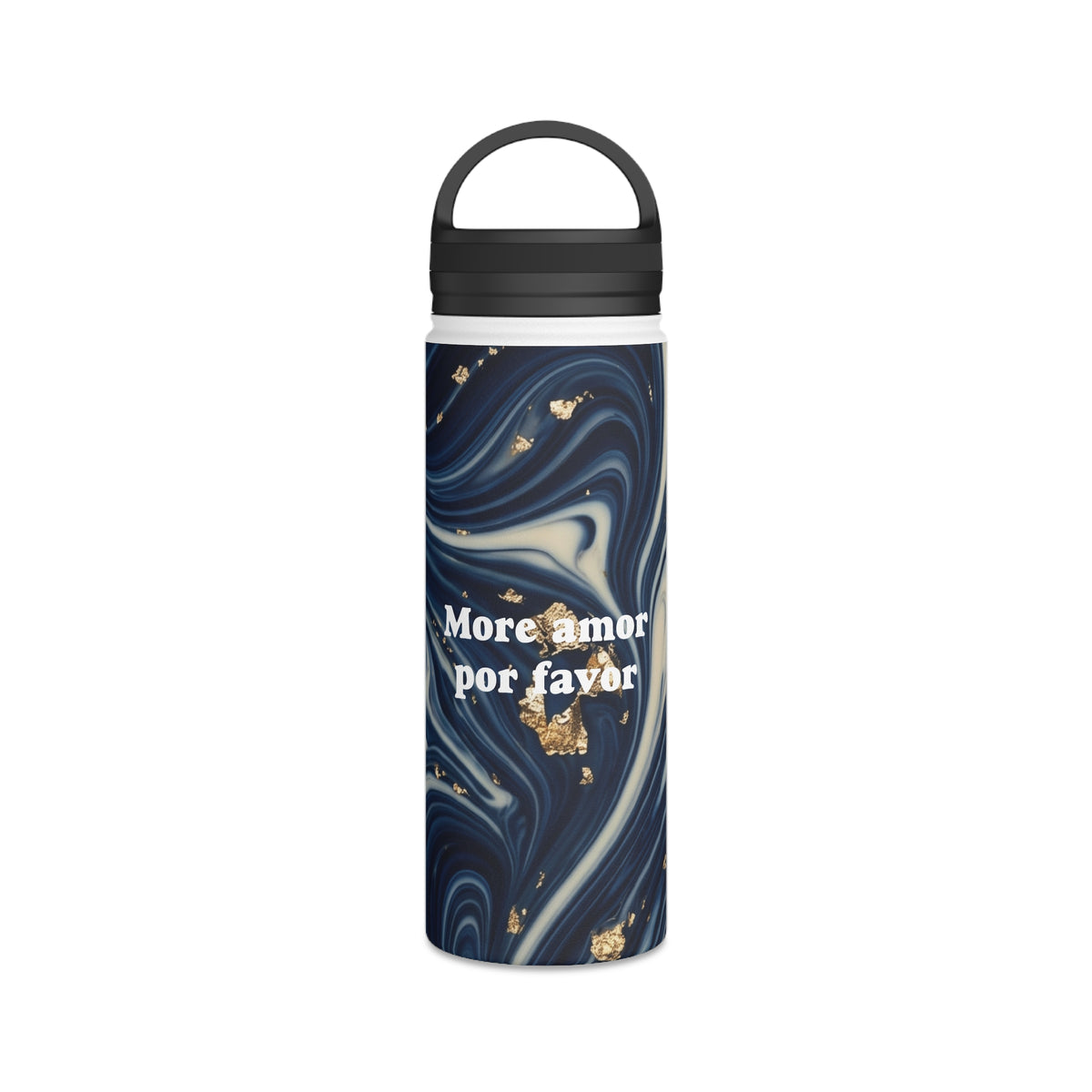 トレンディ柄のカスタムテキストウォーターボトル
