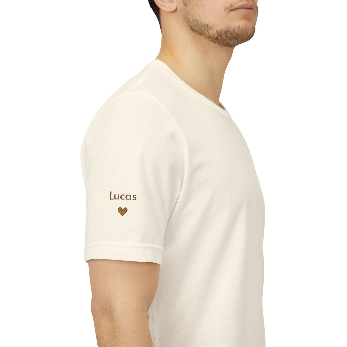 名入れ刺繍入りパーソナルTシャツ パパになって以来