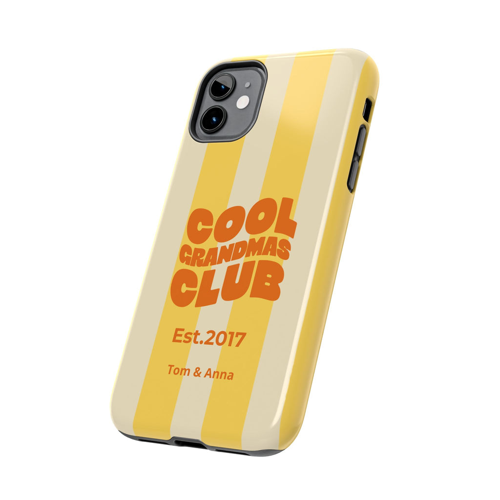 スマホケース クールグランマクラブ ＆ お子様の名前