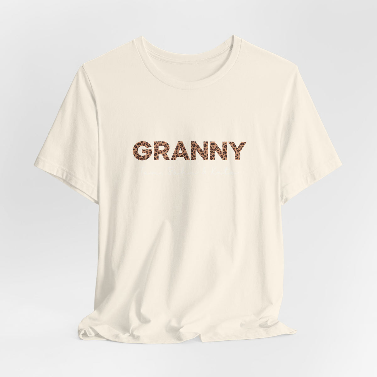 Personalized Leopard Granny T-Shirt