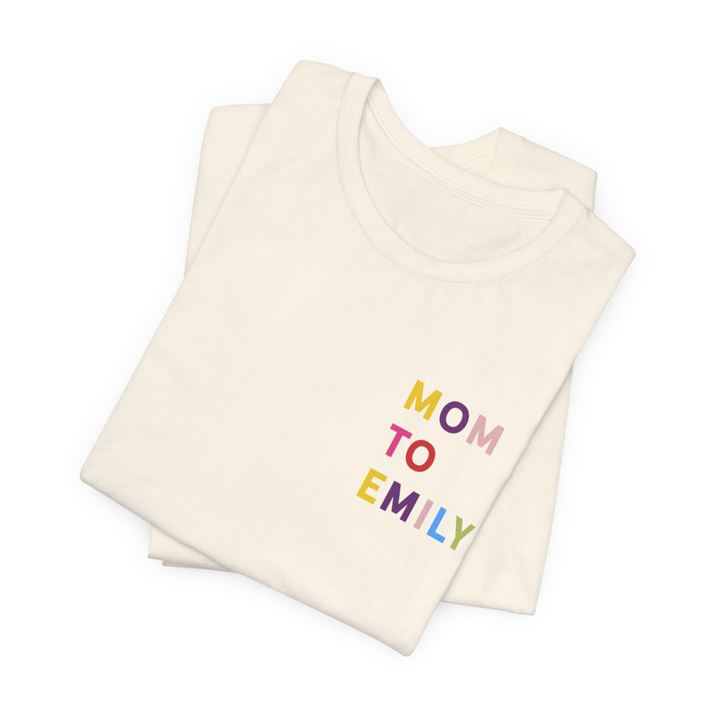 Tシャツ カラフルネーム マミー