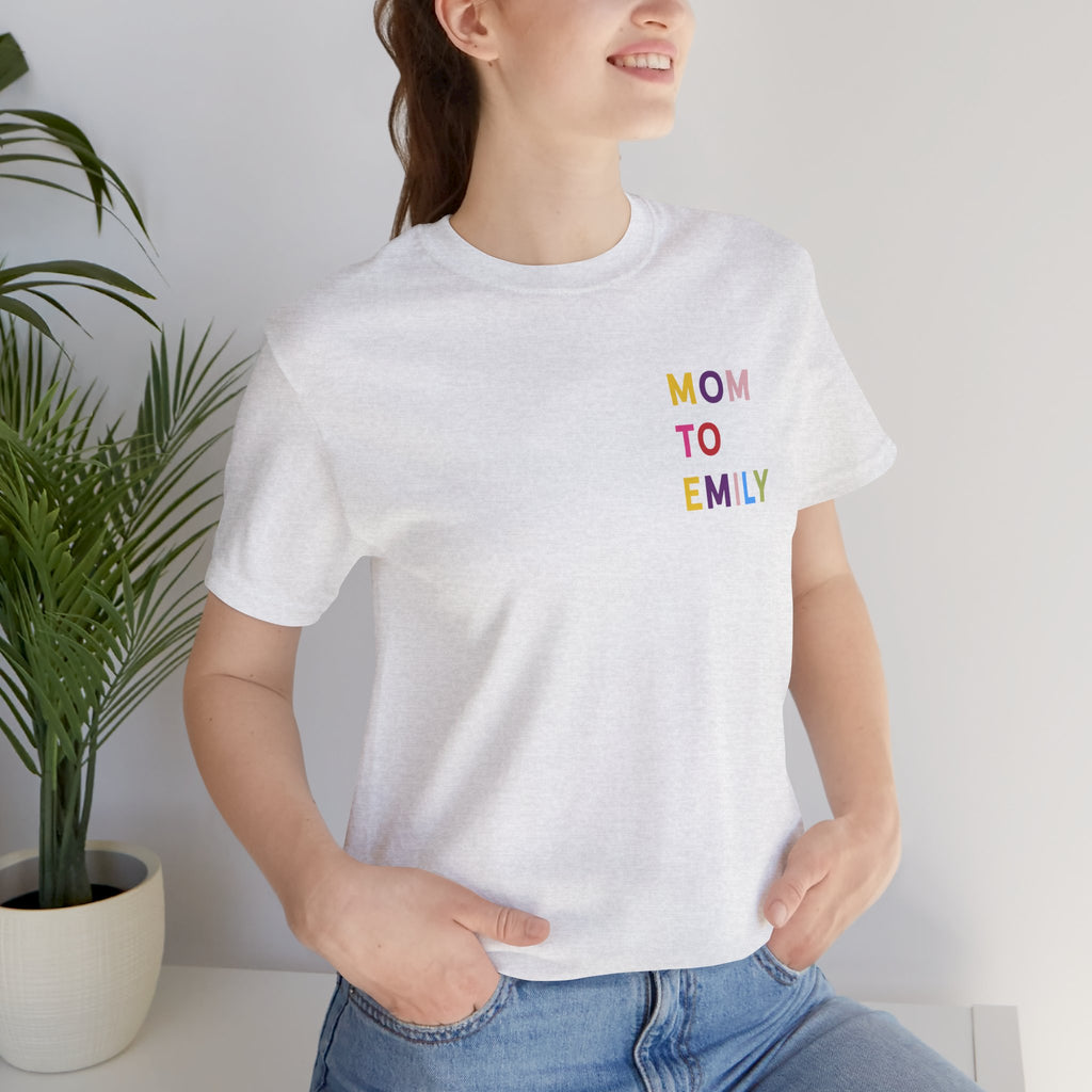Tシャツ カラフルネーム マミー