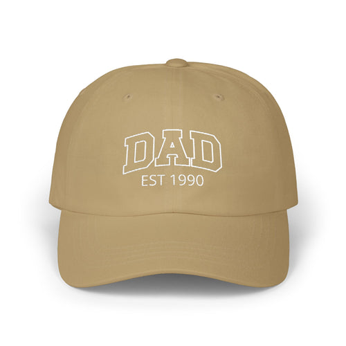 Cap Dad embroidered curved and children's names