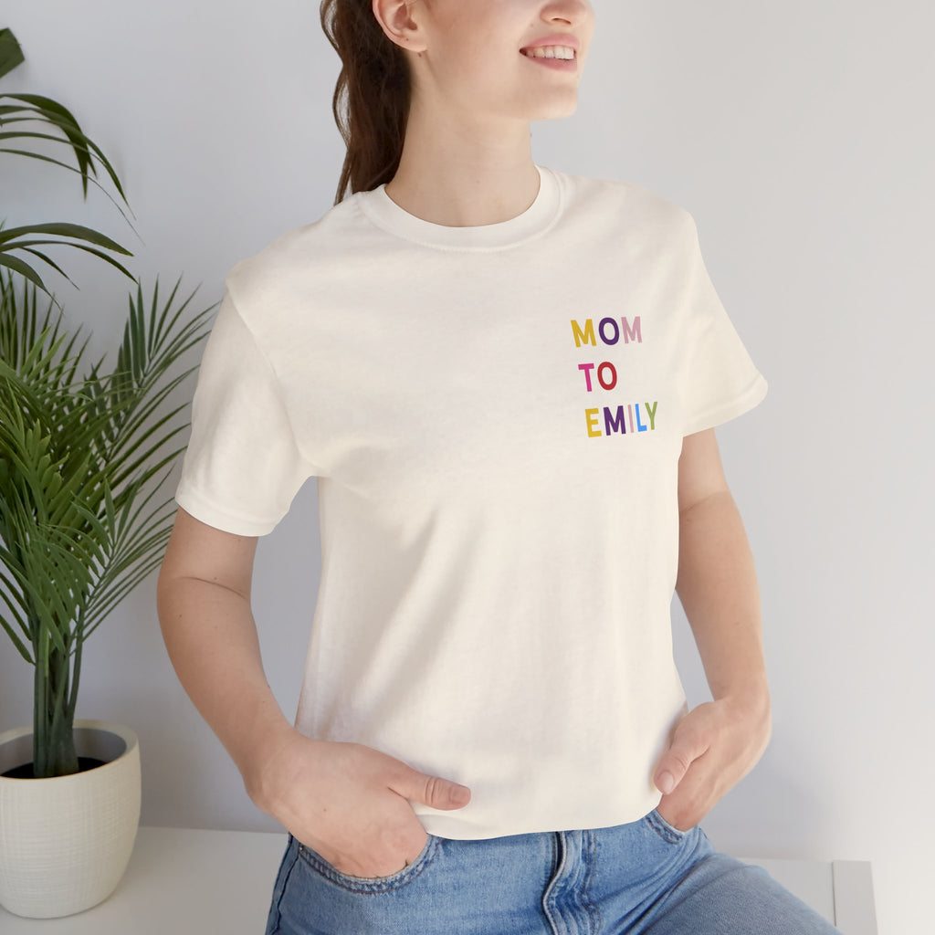 Tシャツ カラフルネーム マミー
