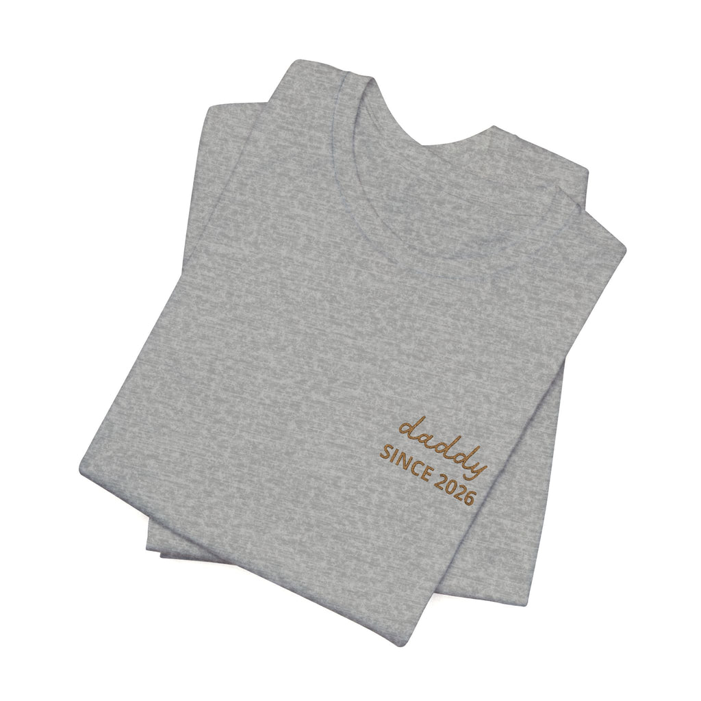 名入れ刺繍入りパーソナルTシャツ パパになって以来