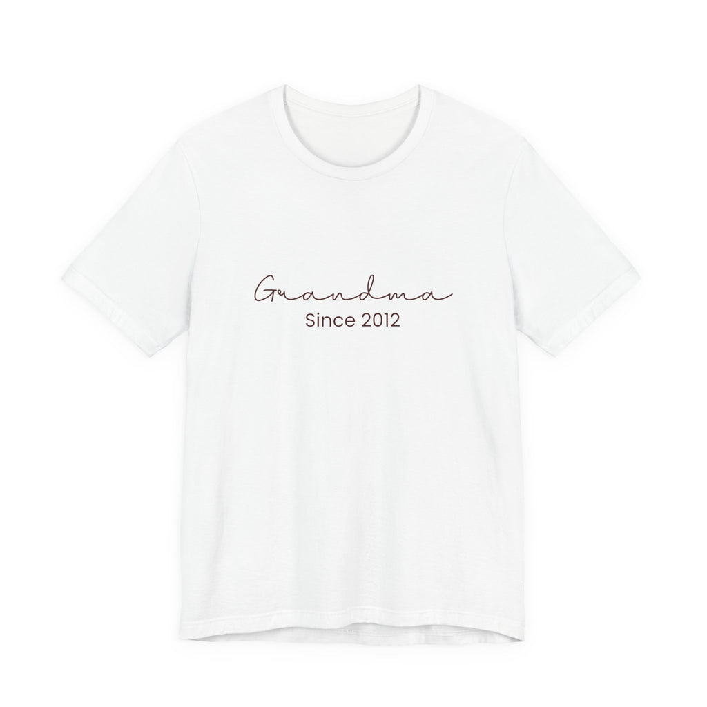Grandma Since T-Shirt Personalized