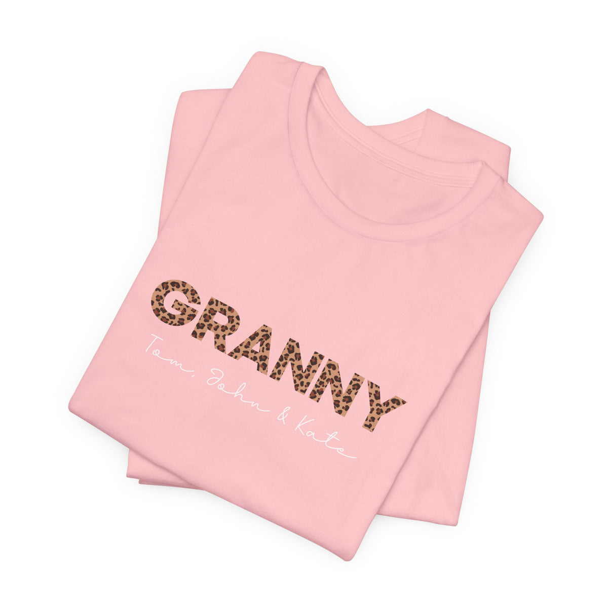 Personalized Leopard Granny T-Shirt