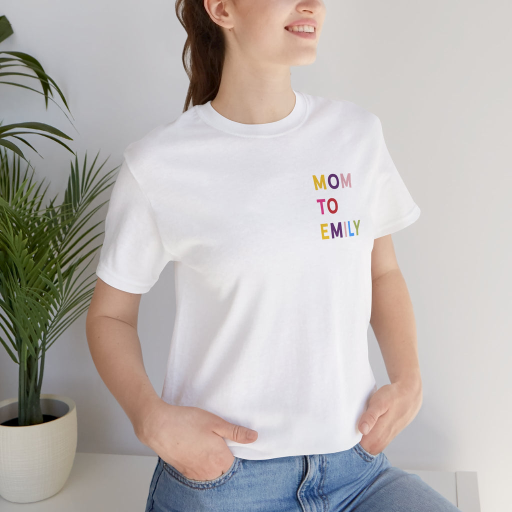 Tシャツ カラフルネーム マミー