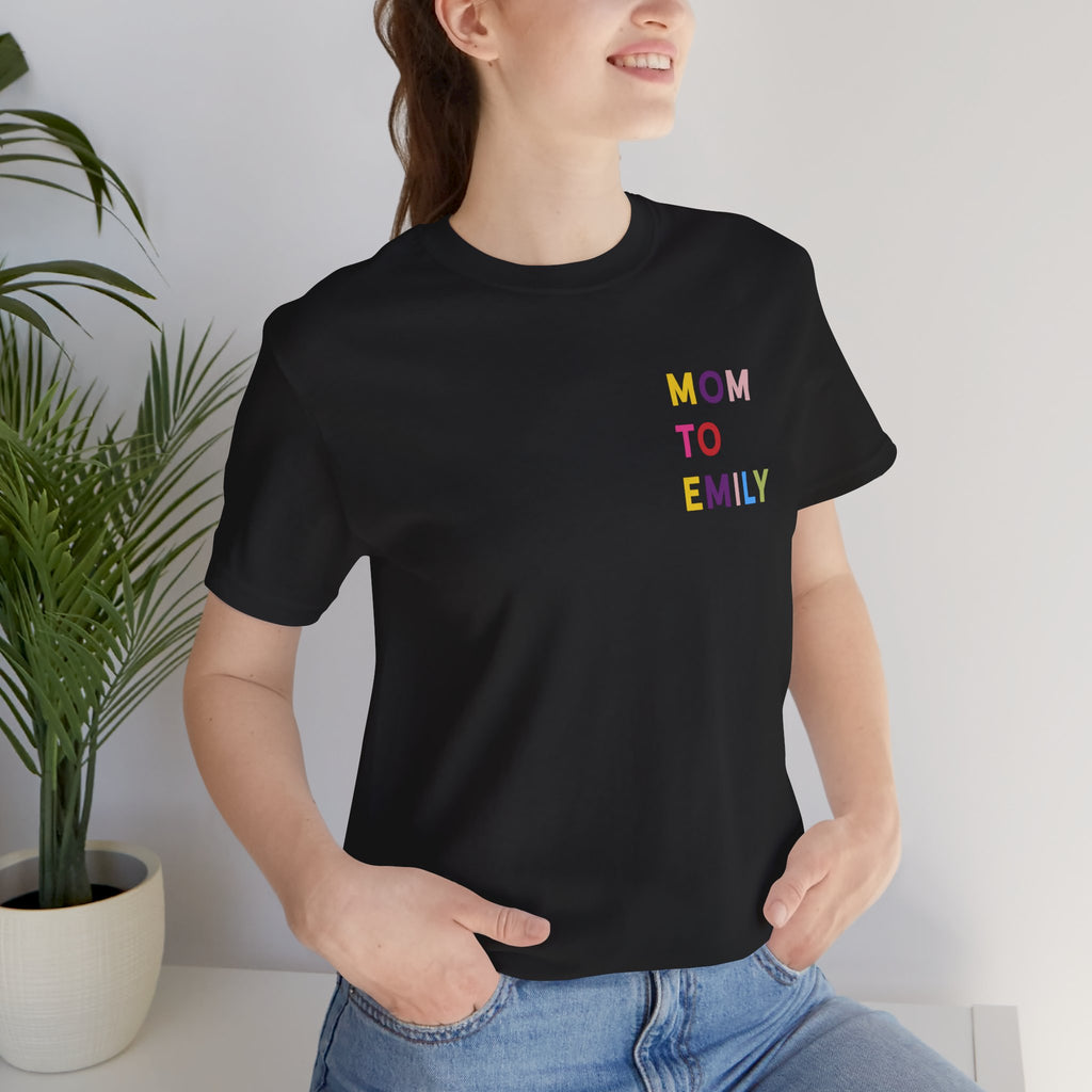 Tシャツ カラフルネーム マミー