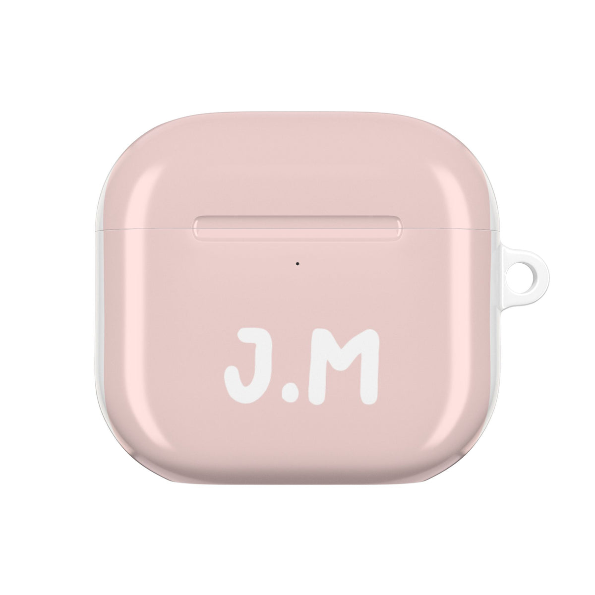 Pink AirPods Case with Personalized Initials