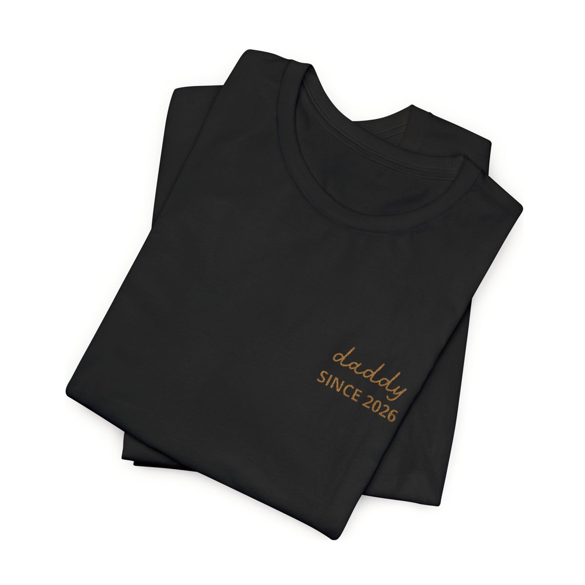 Personalized Dad Since T-Shirt Embroidered with Names