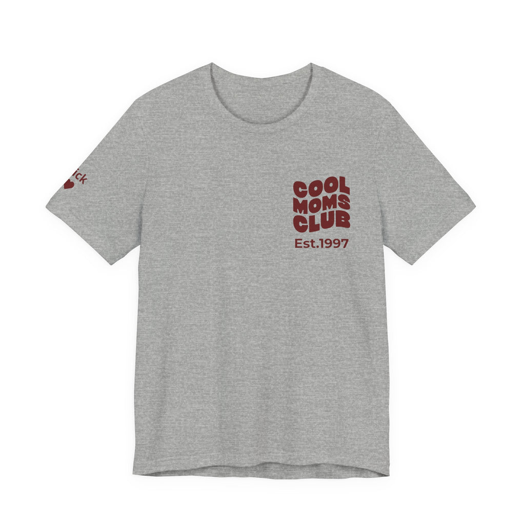 Tシャツ クールママクラブ、袖に名入れ
