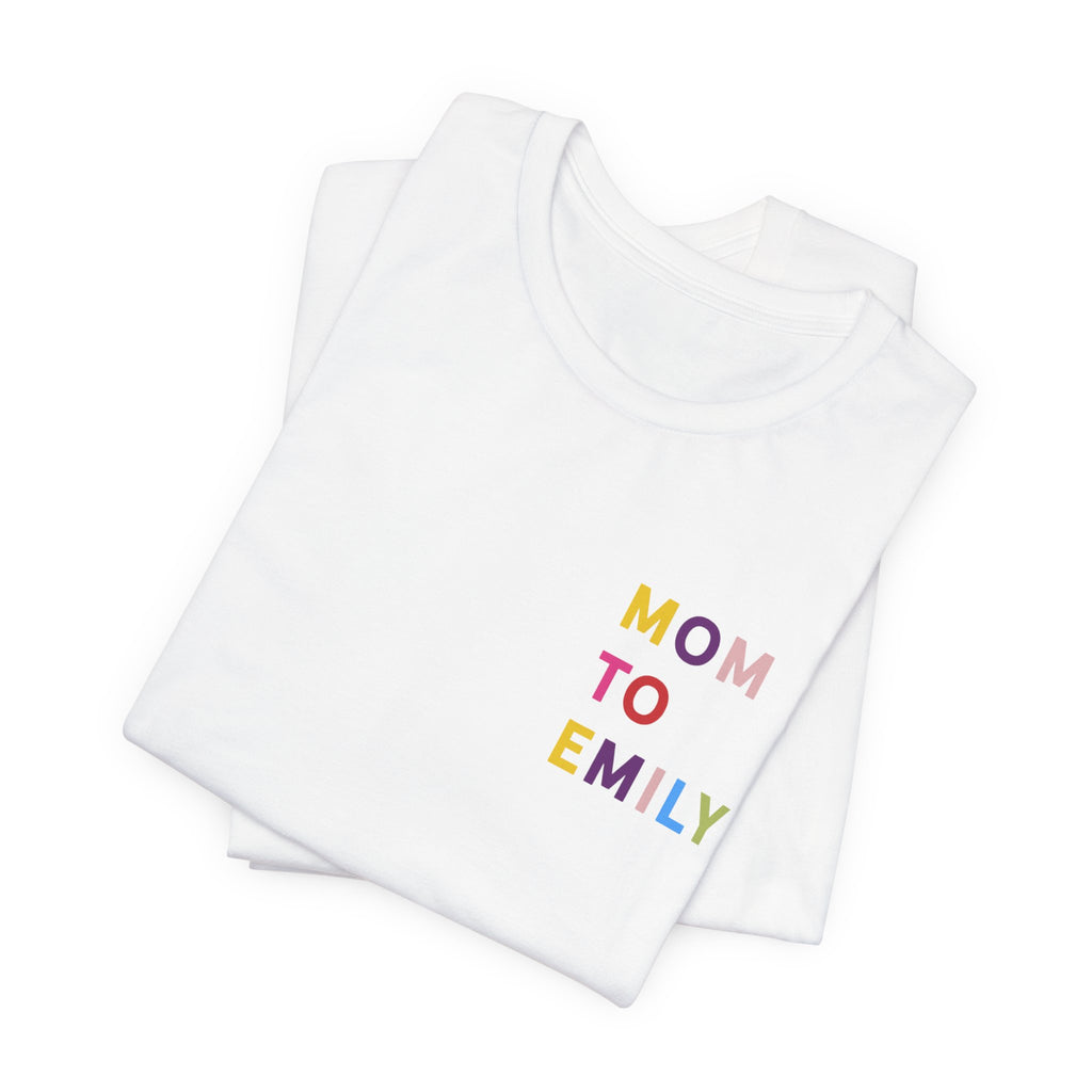 Tシャツ カラフルネーム マミー