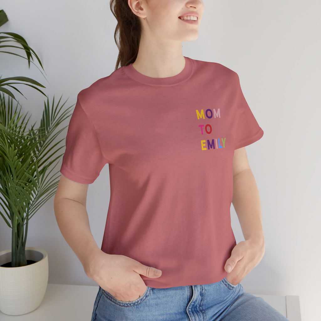 Tシャツ カラフルネーム マミー