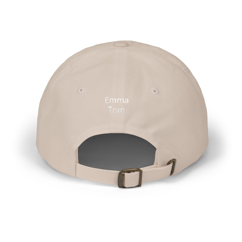 Cap Dad embroidered curved and children's names
