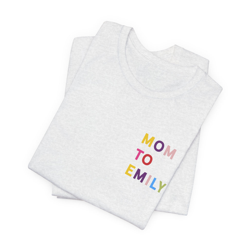 Tシャツ カラフルネーム マミー
