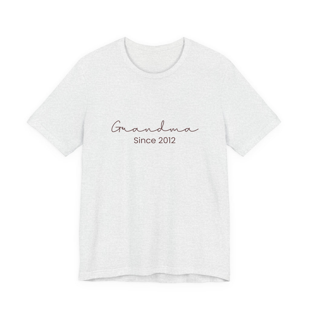 Grandma Since T-Shirt Personalized