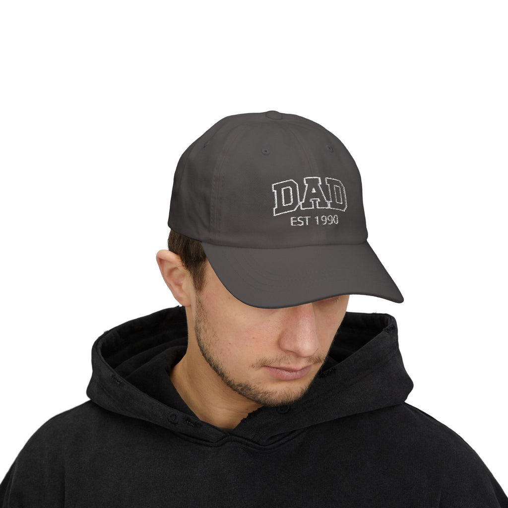 Cap Dad embroidered curved and children's names