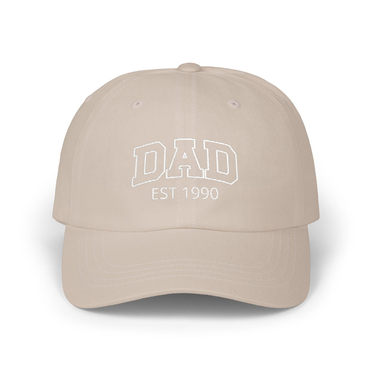 Cap Dad embroidered curved and children's names