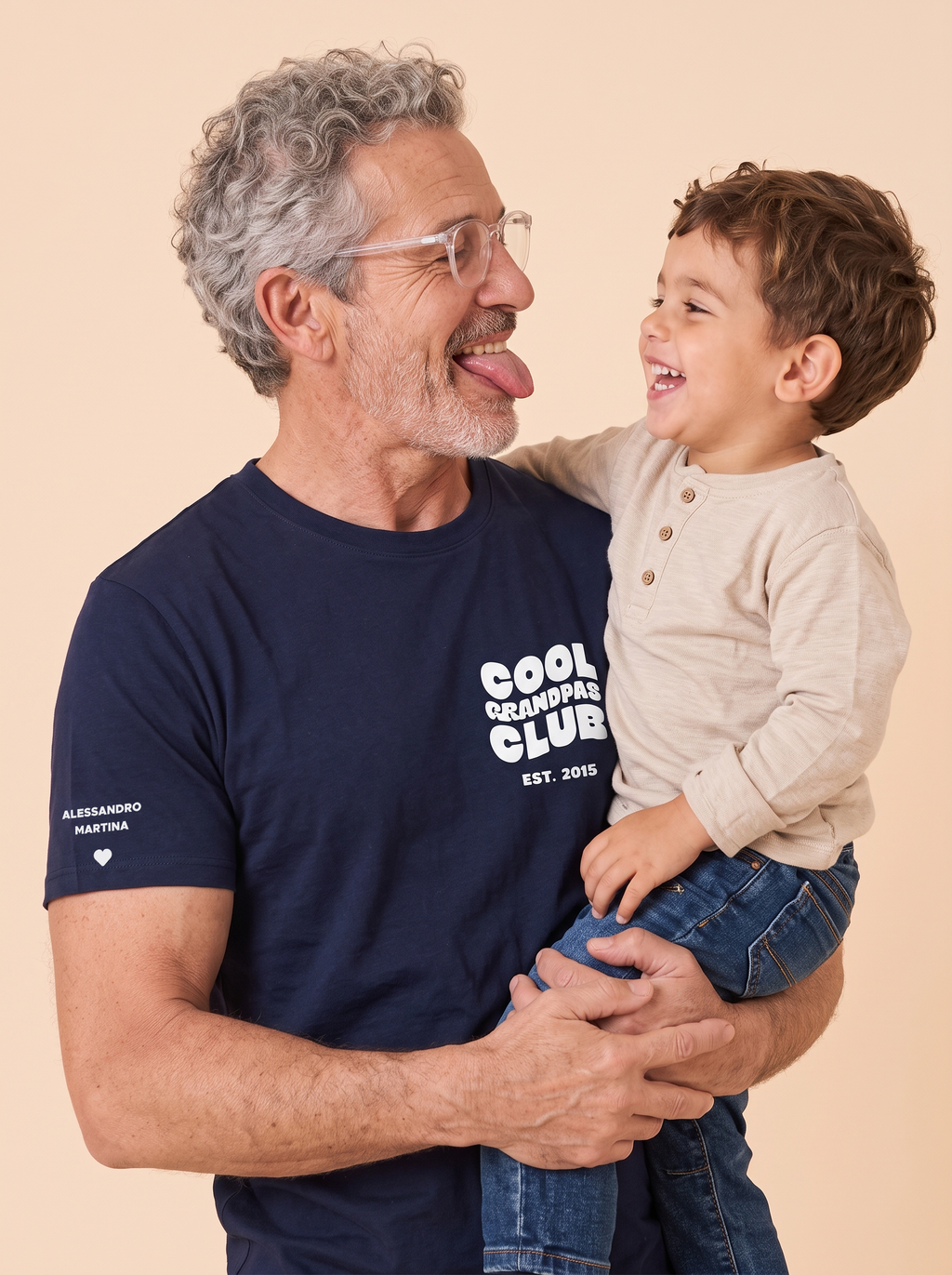 Tシャツ クールグランパクラブ & スリーブ名
